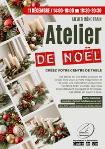 atelier centre de table